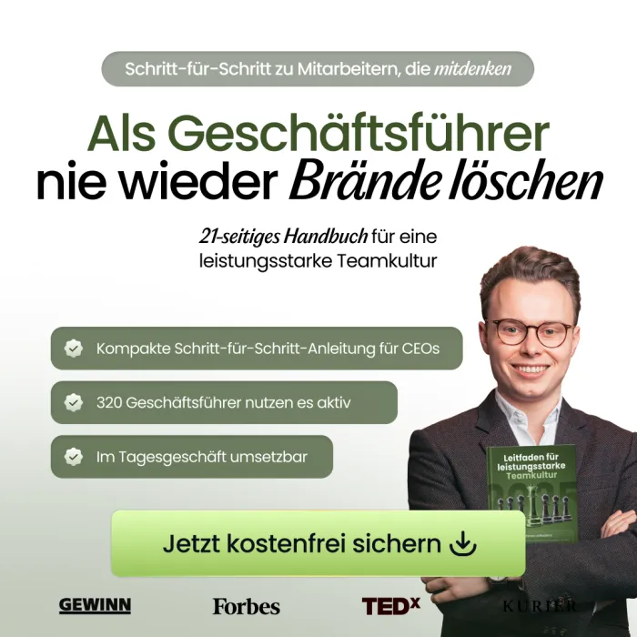 Als Geschäftsführer nie wieder Brände löschen