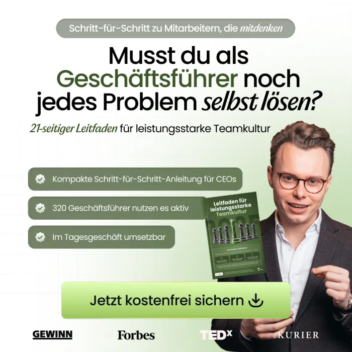 Musst du als Geschäftsführer noch jedes Problem selbst lösen?
